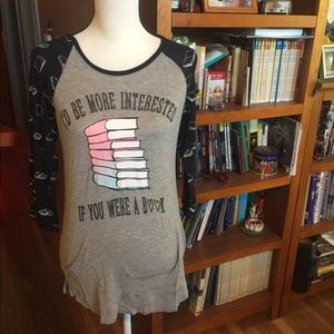Long Sleeve soft Cotten book shirt